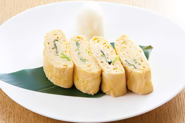 テールスープの出汁巻き玉子